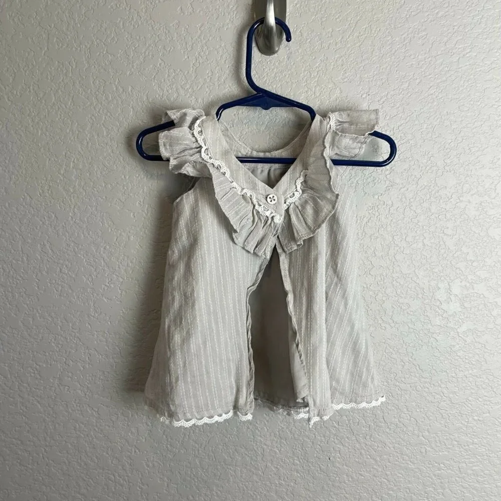 Jillians Closet Baby dress 3-6 months Easter Open Back Fully Lined
